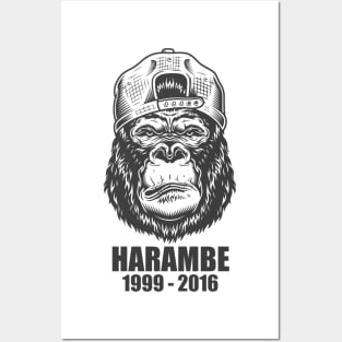 Harambe Posters and Art